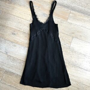 NEW* Zara Black Mini Slip Dress